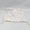 Doudou Plat Winnie blanc étoiles filantes bleu motifs Disney Nicotoy