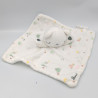 Doudou plat ours blanc motifs maisons SIPLEC