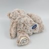 Doudou peluche ours beige marron LA GRANDE RECRE