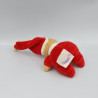 Mini Doudou ours rouge bonnet NOUKIE'S