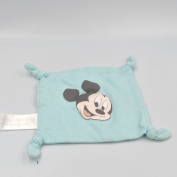 Doudou plat carré bleu...