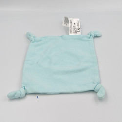 Doudou plat carré bleu Mickey DISNEY CARREFOUR