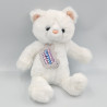 Doudou chat blanc WORLD'S SOFTEST PLUSH