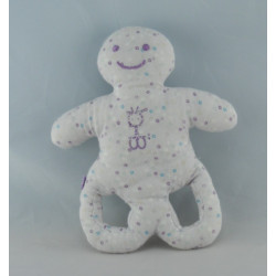 Doudou hochet forme OB rose OBAIBI