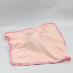 Doudou plat hippopotame rose eponge SIMPSON TRADING