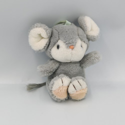 Ancienne peluche souris grise AJENA
