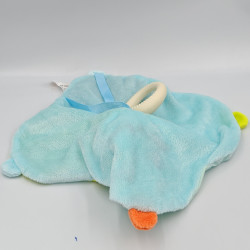 Doudou Plat Sophie la Girafe bleu orange vert VULLI