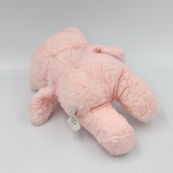 Ancienne peluche ours rose AJENA