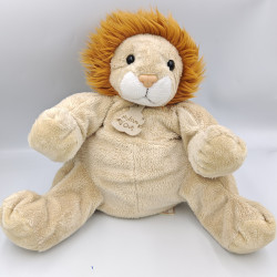 Grand doudou lion beige marron HISTOIRE D'OURS