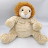 Grand doudou lion beige marron HISTOIRE D'OURS