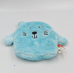 Doudou plat ours chat bleu HEMA