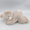 Doudou musical ours beige marron blanc TEX BABY