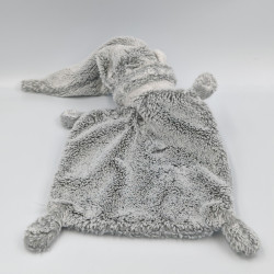 Doudou plat ours gris étoile NICOTOY