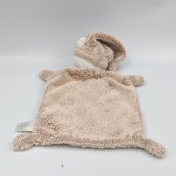 Doudou plat ours marron étoile NICOTOY