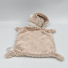 Doudou plat ours marron étoile NICOTOY