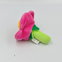 Doudou hochet fleur rose louna MOULIN ROTY