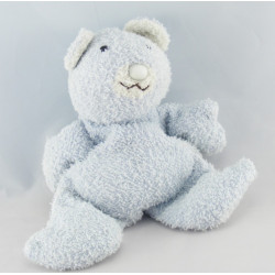 Doudou lapin éponge bleu DPAM Du Pareil Au Même