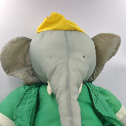 Peluche Eléphant Babar en toile