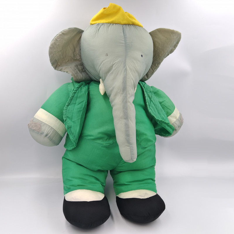 Peluche Eléphant Babar en toile