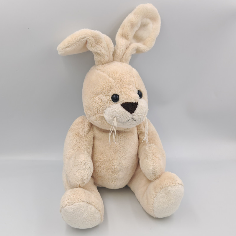 Doudou lapin écru beige NOUNOURS