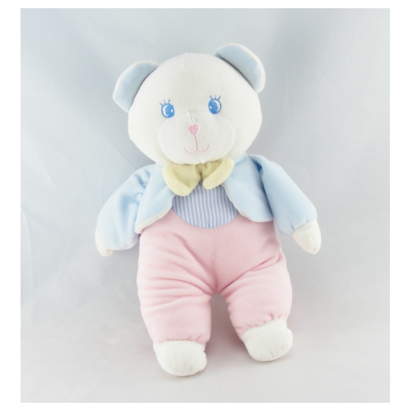 Doudou ours rose Luminou JEMINI