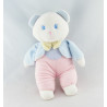 Doudou ours rose Luminou JEMINI