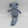 Doudou souris rayé bleu PETIT BATEAU