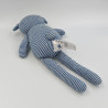 Doudou souris rayé bleu PETIT BATEAU