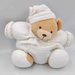 Doudou ours patapouf blanc dragée KALOO