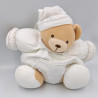 Doudou ours patapouf blanc dragée KALOO