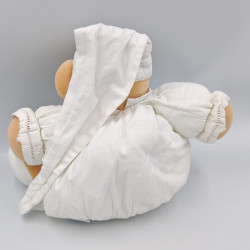Doudou ours patapouf blanc dragée KALOO