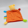 Doudou plat winnie l'ourson rouge orange gris oiseau DISNEY BABY