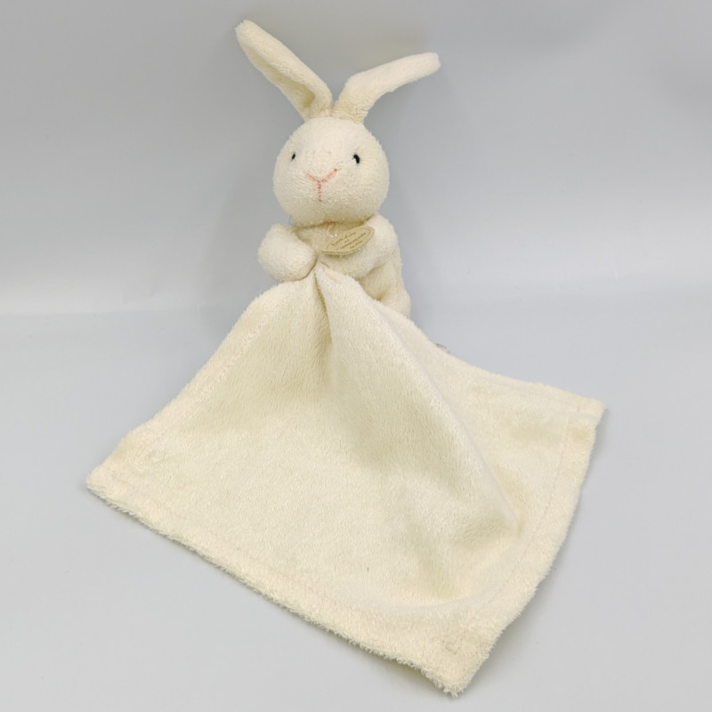 Doudou et compagnie Lapin blanc avec mouchoir
