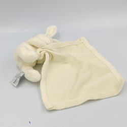 Doudou et compagnie Lapin blanc avec mouchoir