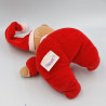 Doudou ours rouge bonnet NOUKIE'S