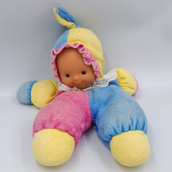 Poupée bébé éponge rose bleu jaune ZAPF CREATION