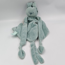 Doudou plat triangle lapin bleu Lapidou NATTOU