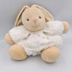 Doudou lapin blanc fourrure Fur KALOO