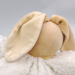 Doudou lapin blanc fourrure Fur KALOO