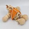 Doudou musical zébre Zamba beige orange NOUKIE'S