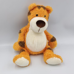 Doudou chat tigre orange marron CHARLY ET CIE