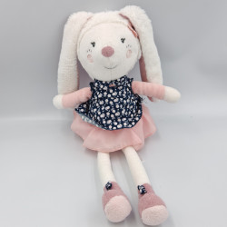 Doudou lapin rose Miss Chipie SAUTHON