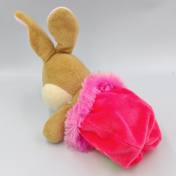 Doudou lapin marron Pretty miss Panpan dans un sac DISNEY NICOTOY