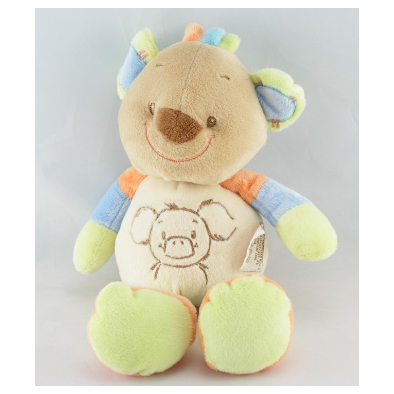 Doudou hochet singe koala beige DOUKIDOU