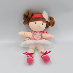 Doudou et compagnie poupée rose pois LES TUTUS