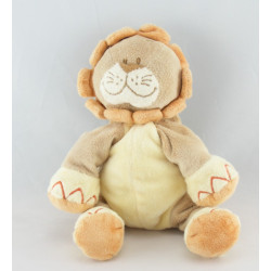 Doudou lion beige orange jungle BENGY