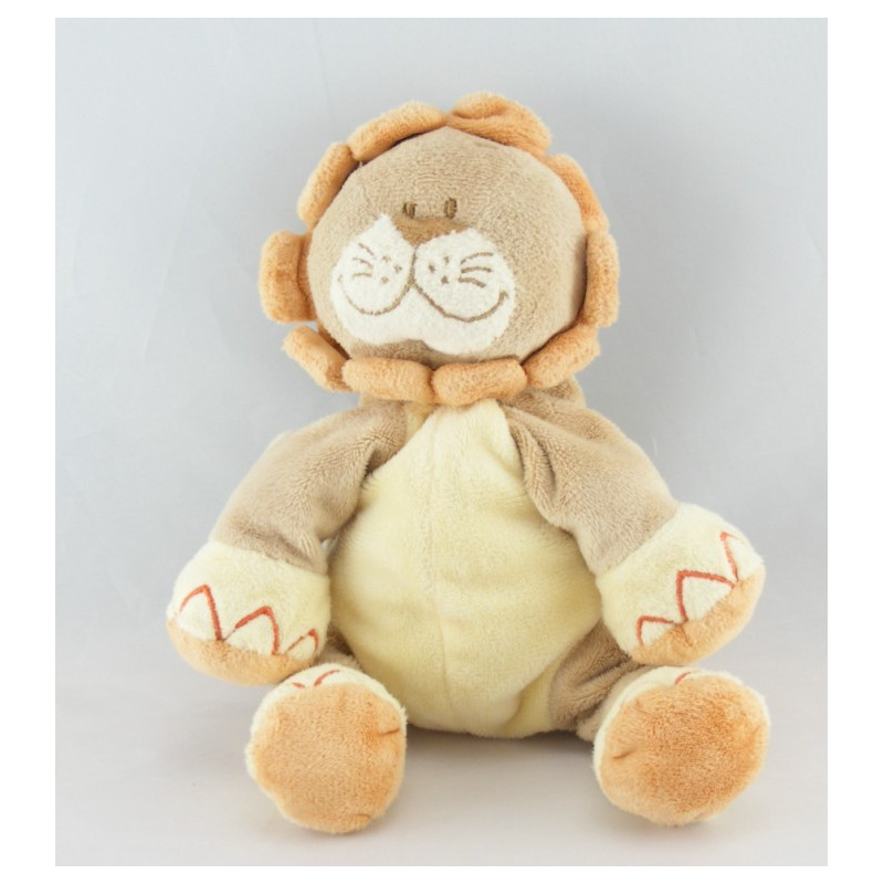 Doudou lion beige orange jungle BENGY