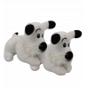 Peluche chien blanc Idéfix EDITIONS ALBERT RENE LOT DE 2