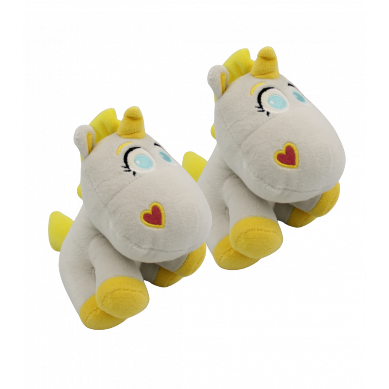 Doudou peluche licorne Bouton d'or Toys story DISNEY PIXAR lot de 2