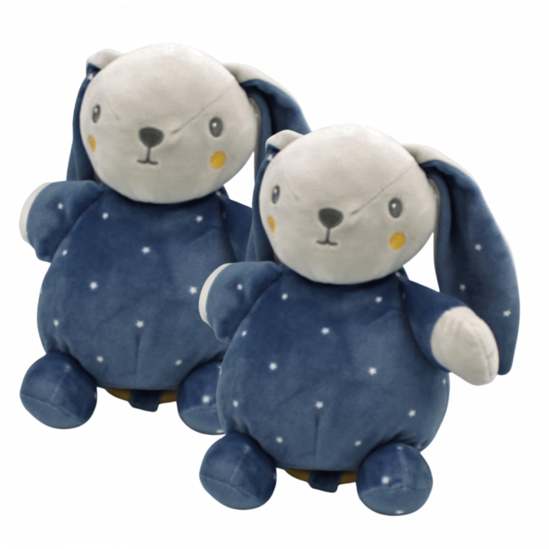 Doudou musical lapin bleu étoiles SIMBA TOYS KIABI